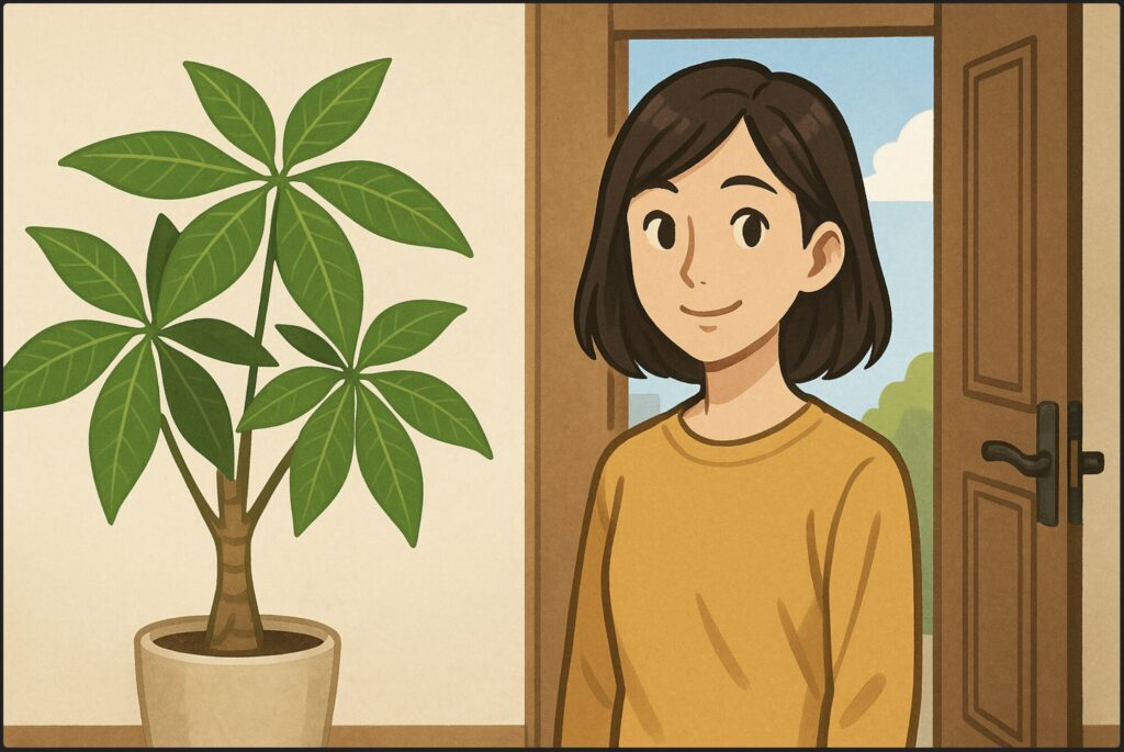 玄関にパキラを置くと風水的にどうなる？