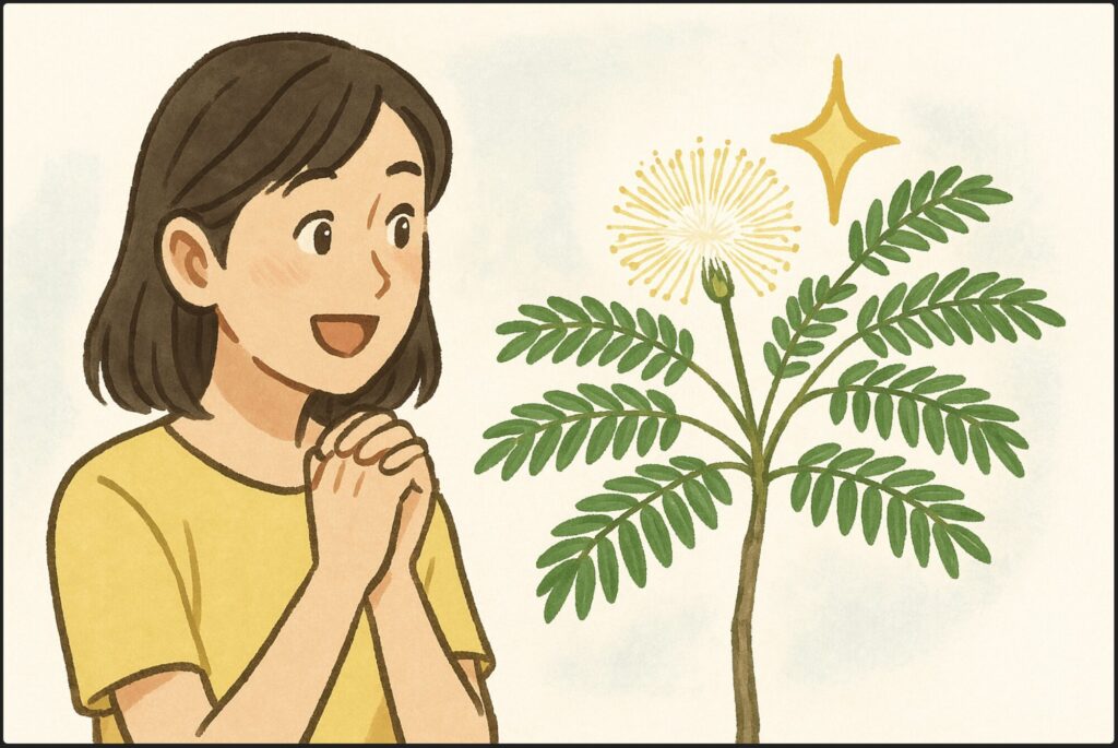 珍しい花が咲くのは幸運のサイン？
