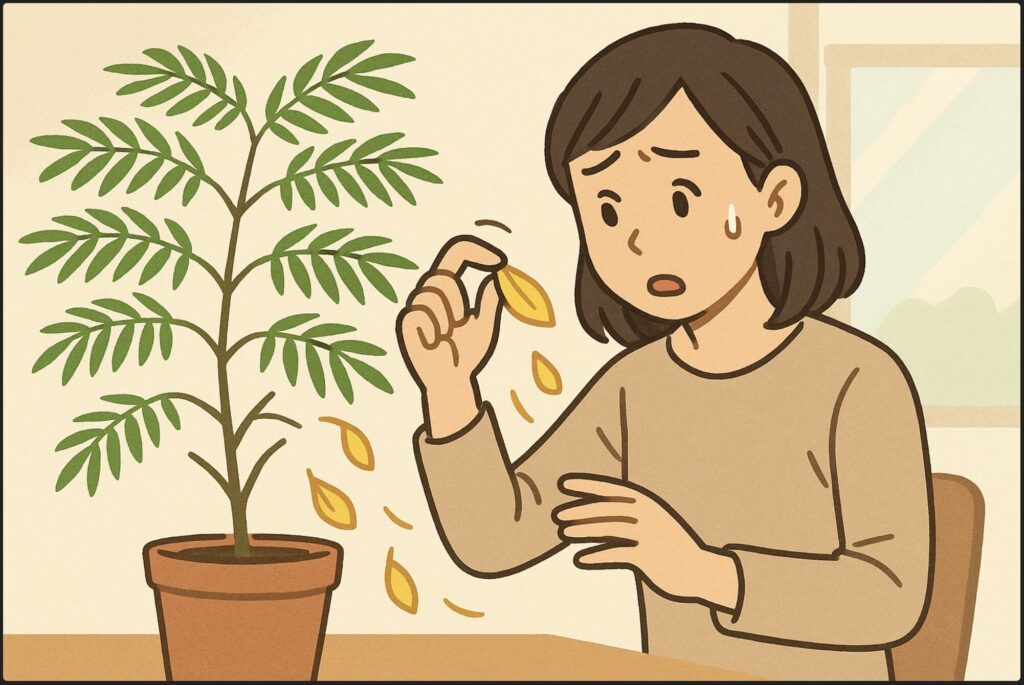 葉が落ちるのはなぜ？主な原因と対策