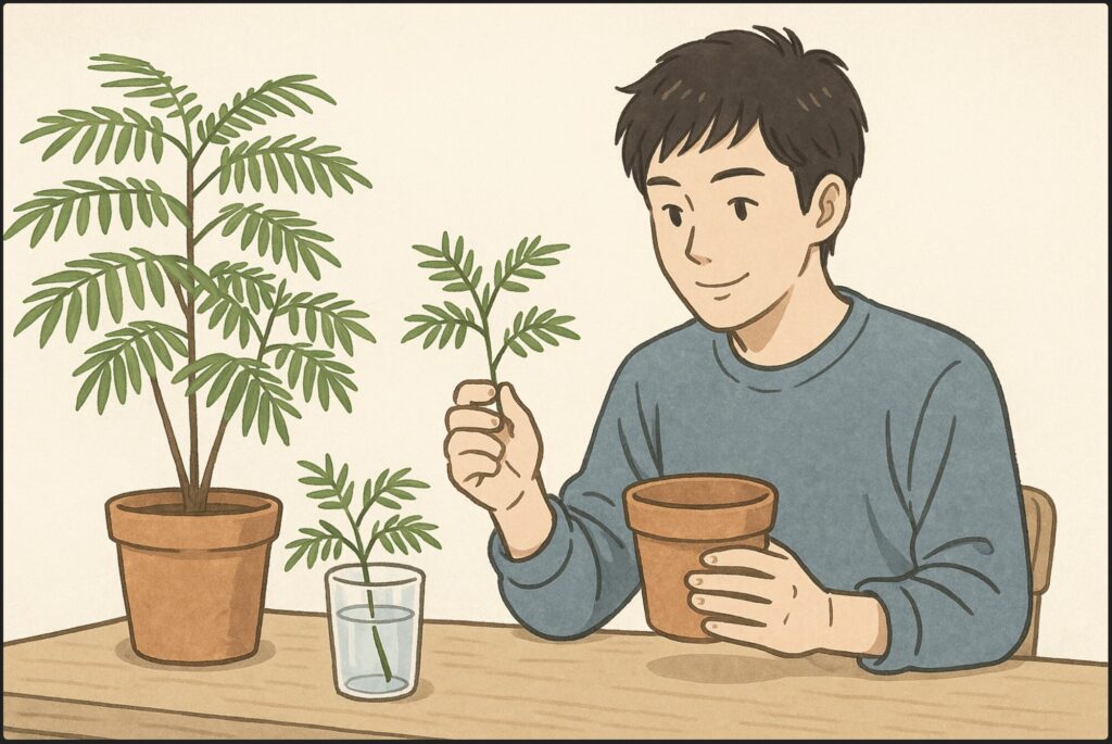 観葉植物エバーフレッシュの増やし方の種類