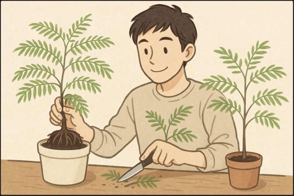 観葉植物エバーフレッシュの増やし方！挿し木や株分けのコツとは？