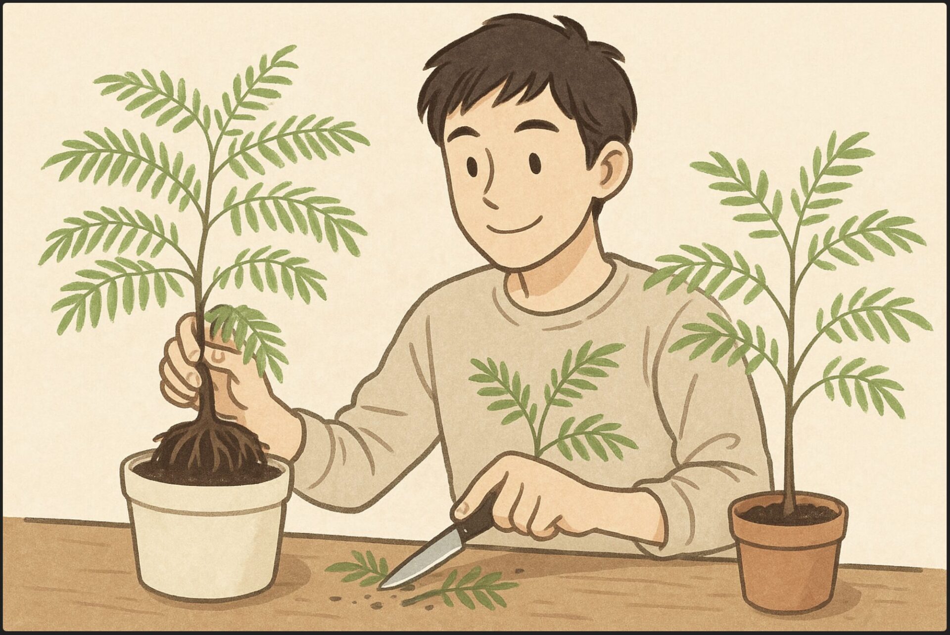 観葉植物エバーフレッシュの増やし方！挿し木や株分けのコツとは？