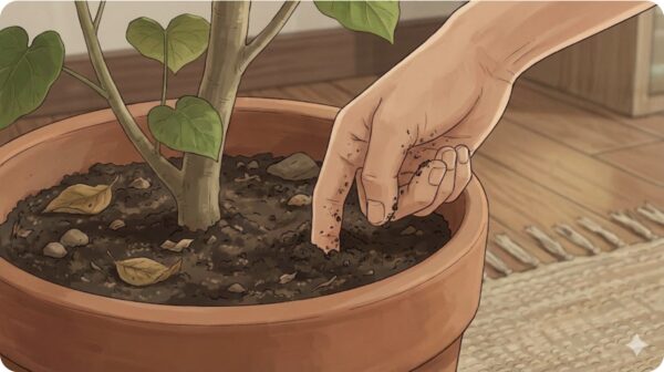 水切れで葉が垂れる症状の見分け方