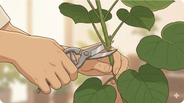 頂芽優勢を打破する切り戻し剪定の方法