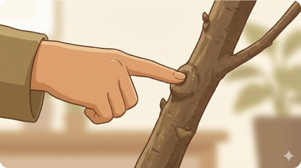 枝のどこで切るかが成功の鍵