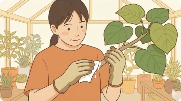 切った枝から出る樹液の処理方法