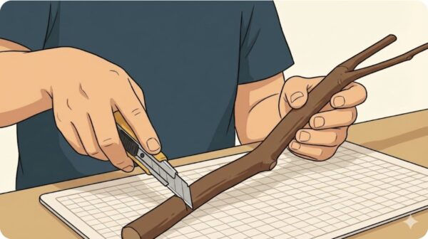 挿し穂を作る際の適切な切り方と長さ
