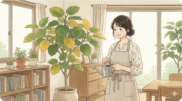 ウンベラータの葉が黄色くなる5つの原因と復活のための対処法