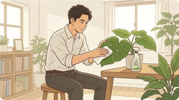 葉がベタベタする害虫被害の駆除