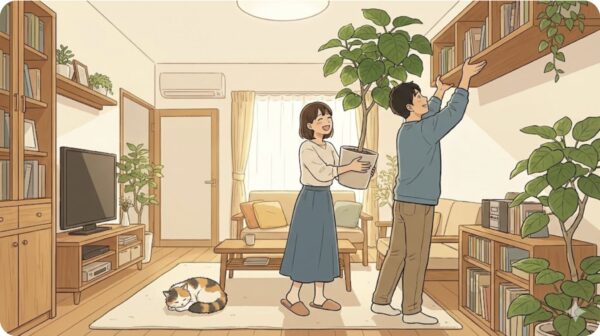 猫とウンベラータの共存対策と安全な代用植物