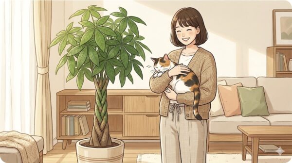 パキラは猫に安全な代替植物の筆頭