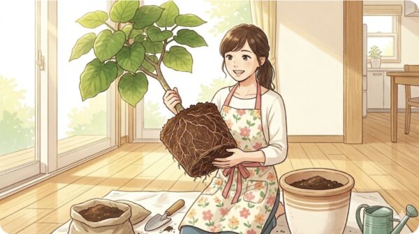 ウンベラータの根詰まり解消法と植え替え