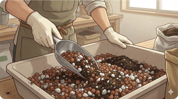 根詰まり解消におすすめの土の配合