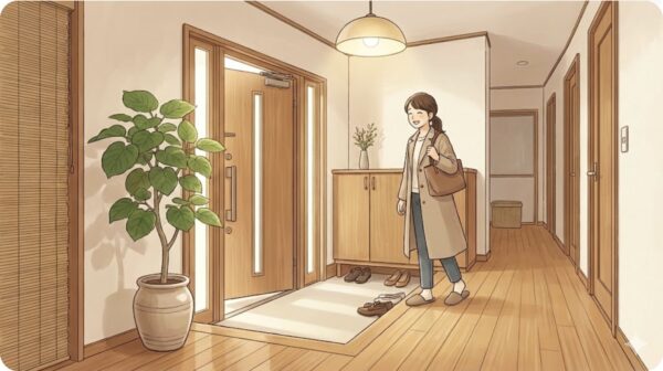 玄関で邪気を払い良縁を呼び込む