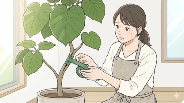 枝が折れた時の応急処置と修復