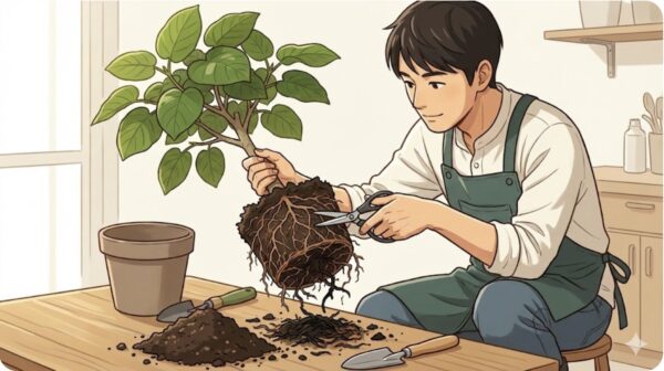 根腐れから復活させる緊急の植え替え手順