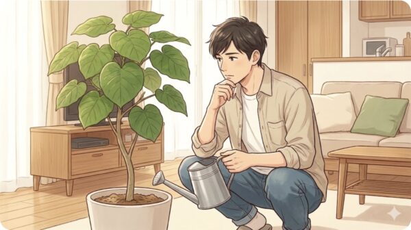 ウンベラータが根腐れする原因と初期症状