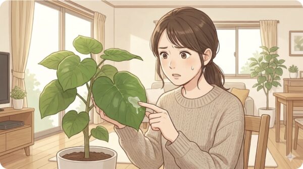 ウンベラータのカイガラムシ駆除！葉のベタベタ原因と対策法