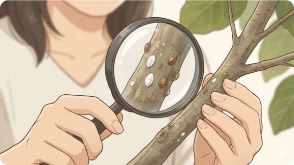 白い綿や殻のような虫の正体