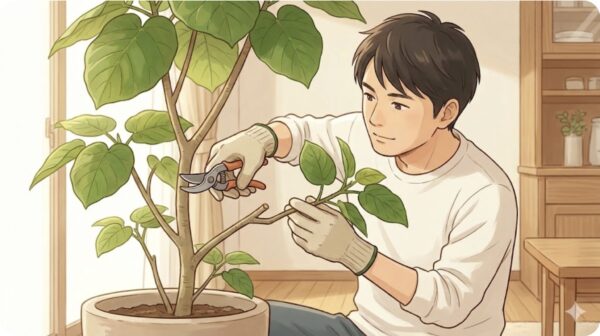 剪定による風通しの改善とケア