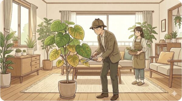 重症なら丸坊主剪定で再生させる