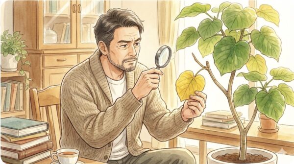 ウンベラータの葉が落ちる原因と生理現象