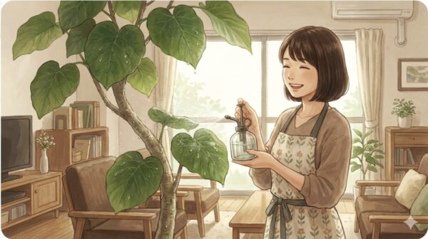 ウンベラータの葉が落ちる時の対処法