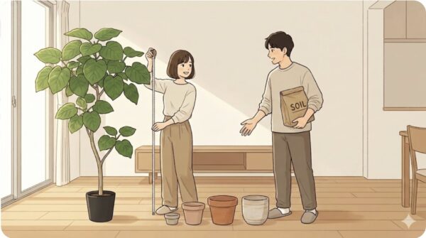 ウンベラータの鉢選び｜失敗しないサイズとモダンな植え替え術
