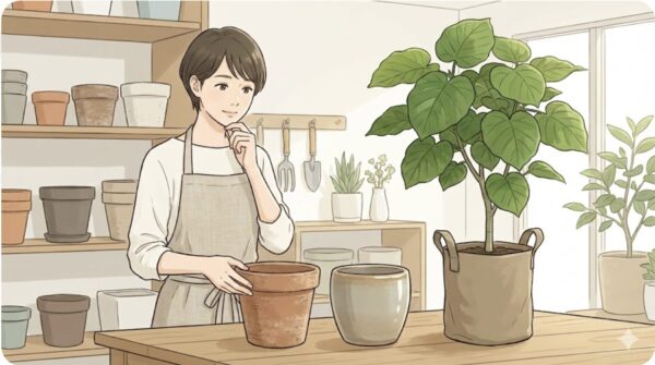 失敗しないウンベラータの鉢の選び方