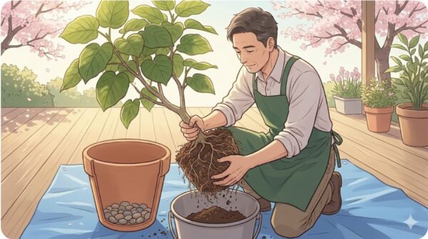 植え替えに適した時期と手順