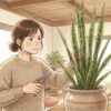 サンスベリアが伸びすぎ！徒長の原因と復活させる剪定・対処法
