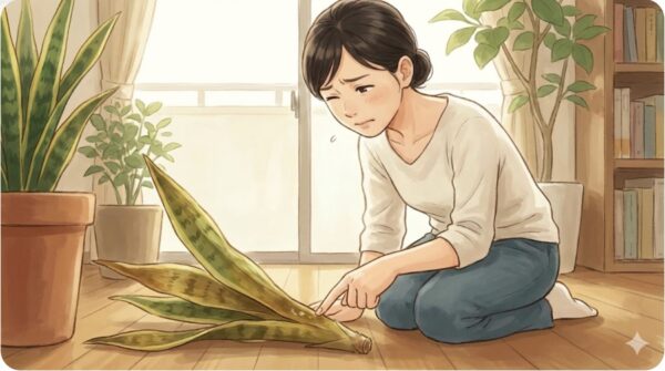 根腐れが原因で倒れる症状