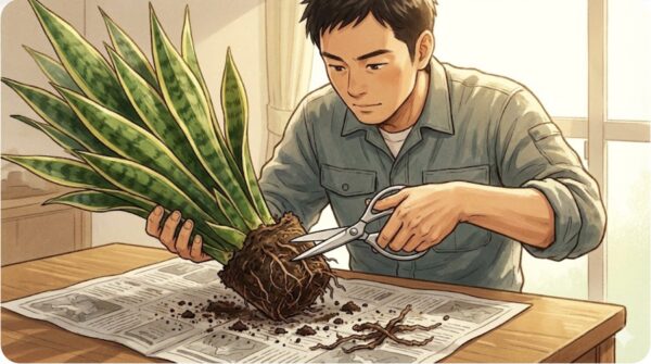 倒れた株を復活させる外科的処置