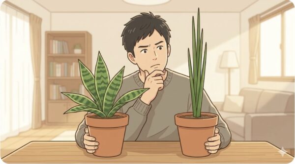 サンスベリアが横に広がる原因と種類別の特徴