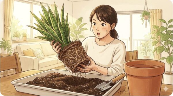 根詰まりしているなら植え替えを行う