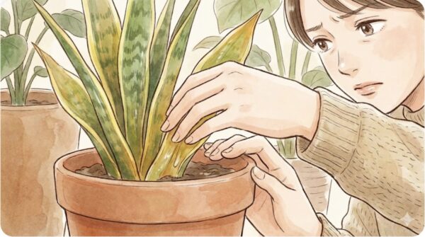 葉がぶよぶよなら根腐れが原因