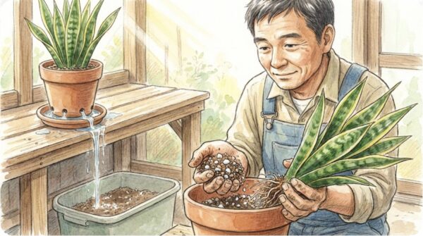 根腐れを防ぐための土の配合と排水性