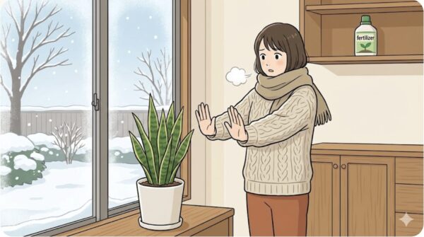 冬は肥料を完全にストップする