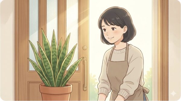 サンスベリアの地植えと風水の効果