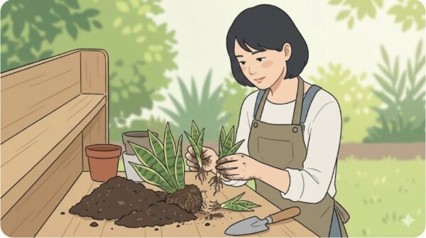 株分けなどの増やし方と手入れ