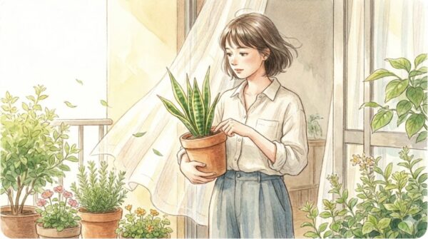 サンスベリアの日当たりを整える管理テクニック
