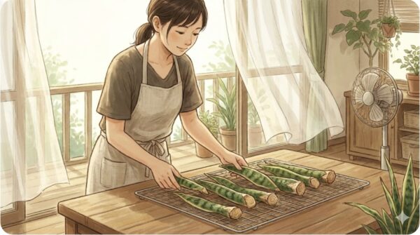 根腐れを防ぐ乾燥プロセスの徹底