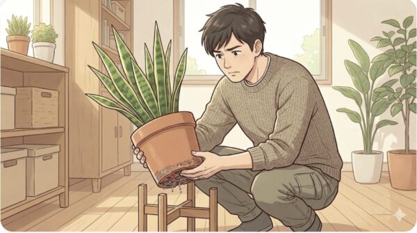 サンスベリアの根が張らない原因と見極め
