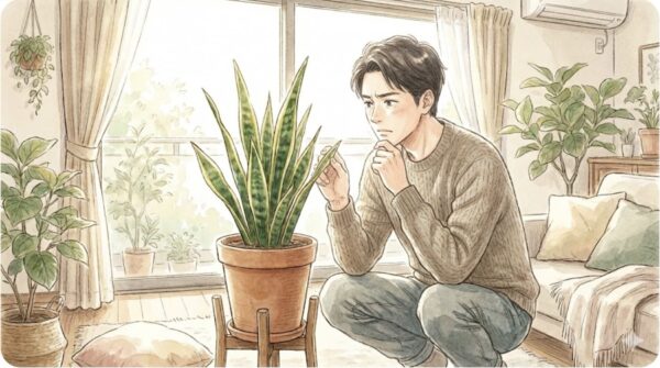 サンスベリアの水やりサインと不調の原因