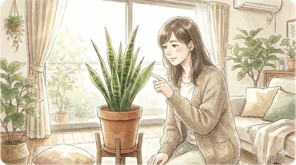 葉の縦じわは水不足を示すサイン