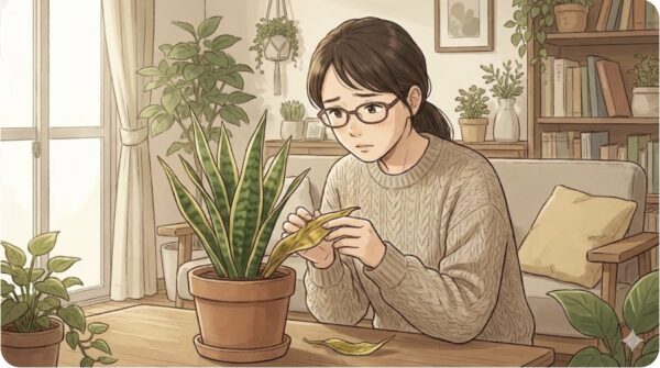 サンスベリアの耐寒性が低いための不調と復活