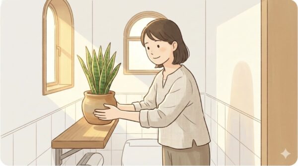 サンスベリアの風水はトイレに最強！枯れる対策と方位別の置き方