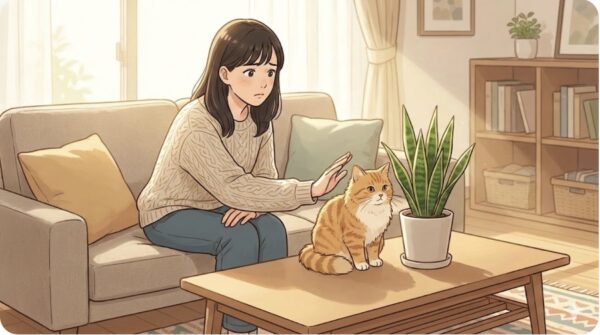 サンスベリアは猫に危険？毒性の症状と誤食対策を徹底解説