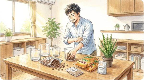 サンスベリアの土を使わない栽培の魅力と準備