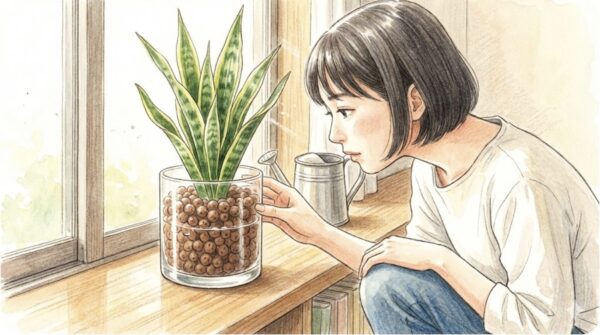 サンスベリアの土を使わない育て方と管理
